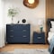 Manhattan Comfort Granville Midnight Blue 3-Drawer Dresser and 2-Drawer Nightstand, Set of 2 GRAN044 - alternate 1